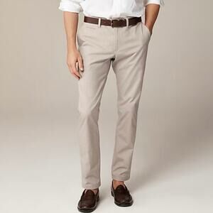 J.Crew Men's 770 Straight Fit Tech Oxford Pant Khaki Oxford Size 35x32 NWT